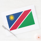 Flagge Namibias Rechteckiger Aufkleber (Umschlag)
