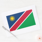 Flagge Namibias Rechteckiger Aufkleber (Umschlag)