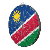 Flagge Namibias (Südafrika) Dartscheibe (Vorderseite rechts)