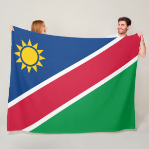 Flagge Namibias (Südafrika) Fleecedecke
