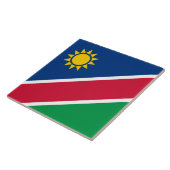 Flagge Namibias (Südafrika) Fliese (Seite)
