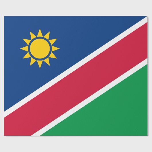 Flagge Namibias (Südafrika) Geschenkpapier (Flach)