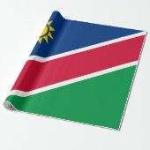 Flagge Namibias (Südafrika) Geschenkpapier (Ungerollt)