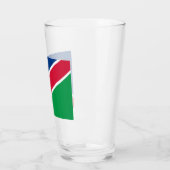 Flagge Namibias (Südafrika) Glas (Links)