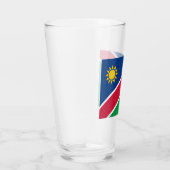 Flagge Namibias (Südafrika) Glas (Rechts)