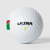 Flagge Namibias (Südafrika) Golfball (Logo)