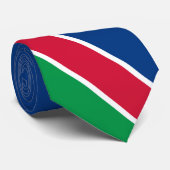Flagge Namibias (Südafrika) Krawatte (Gerollt)