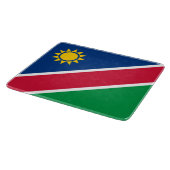 Flagge Namibias (Südafrika) Schneidebrett (Ecke)