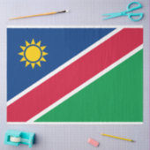 Flagge Namibias (Südafrika) Seidenpapier (Basteln)