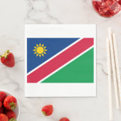 Flagge Namibias (Südafrika) Serviette (Beispiel)