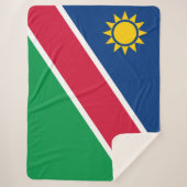 Flagge Namibias (Südafrika) Sherpadecke (Vorderseite)