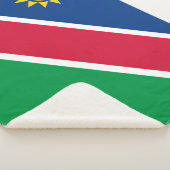 Flagge Namibias (Südafrika) Sherpadecke (3/4)
