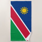 Flagge Namibias (Südafrika) Strandtuch (Vorderseite)