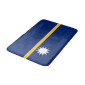 Flagge Naurus Badematte (Schrägansicht)