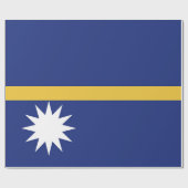 Flagge Naurus Geschenkpapier (Flach)