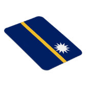 Flagge Naurus Magnet (Rechte Seite)