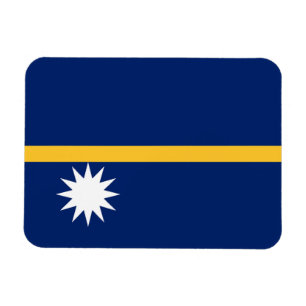 Flagge Naurus Magnet