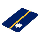 Flagge Naurus Magnet (Linke Seite)