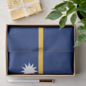 Flagge Naurus Seidenpapier (Geschenk)
