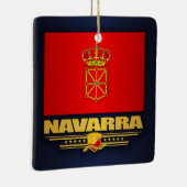 Flagge Navarra (Navarra) Keramikornament (Rechts)