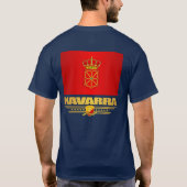 Flagge Navarra (Navarra) T-Shirt (Rückseite)