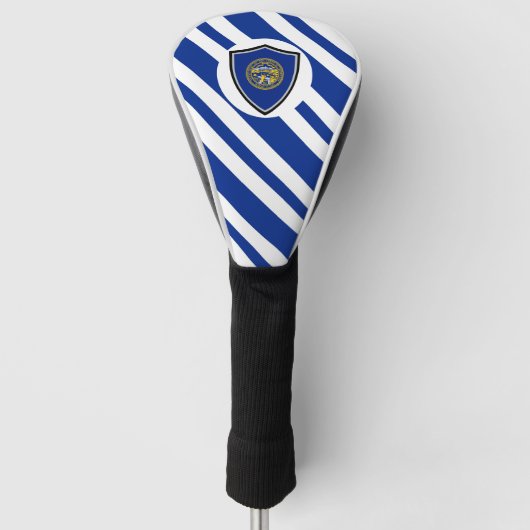 Flagge Nebraska Golf Headcover (Vorderseite)