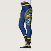 Flagge Nebraska Leggings (Links)