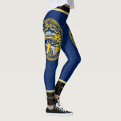 Flagge Nebraska Leggings (Rechts)