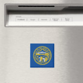 Flagge Nebraska Magnet (In Situ (Geschirrspüler))