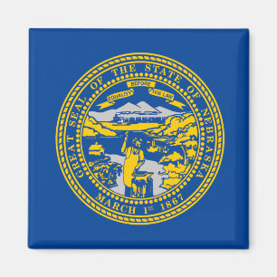 Flagge Nebraska Magnet