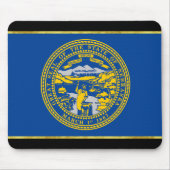Flagge Nebraska Mousepad (Vorne)