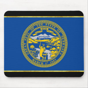 Flagge Nebraska Mousepad