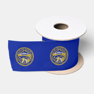 Flagge Nebraska Satinband
