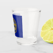 Flagge Nebraska Schnapsglas (Rechts)