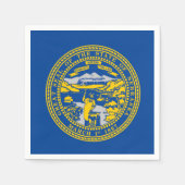 Flagge Nebraska Serviette (Vorderseite)
