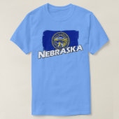 Flagge Nebraska T-Shirt (Design vorne)