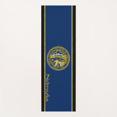Flagge Nebraska Yogamatte (Vorderseite)