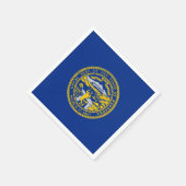 Flagge Nebraskas, Nebraskanische Flagge Serviette (Ecke)