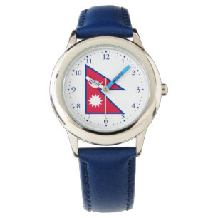 Flagge Nepals Armbanduhr