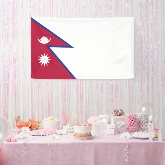Flagge Nepals Banner (Party)