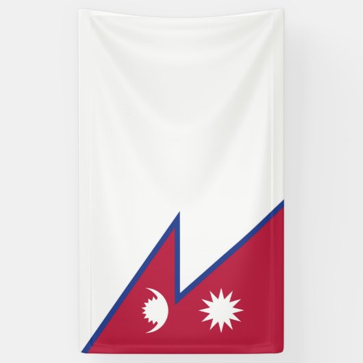 Flagge Nepals Banner (Vertikal)