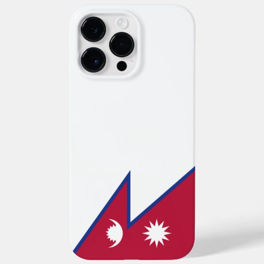 Flagge Nepals Case-Mate iPhone Hülle (Rückseite)