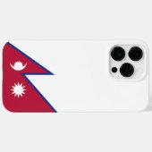 Flagge Nepals Case-Mate iPhone Hülle (Rückseite (Horizontal))