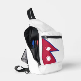 Flagge Nepals Crossbody Bag