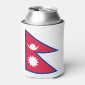 Flagge Nepals Dosenkühler (Kanne Vorderseite)