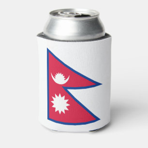Flagge Nepals Dosenkühler