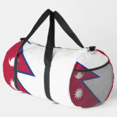 Flagge Nepals Duffle Bag (Rechte Ecke)
