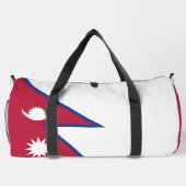 Flagge Nepals Duffle Bag (Rückseite)