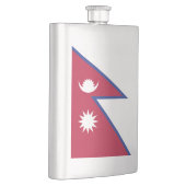 Flagge Nepals Flachmann (Rechts)