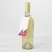 Flagge Nepals Flaschenanhänger (Angewinkelt)